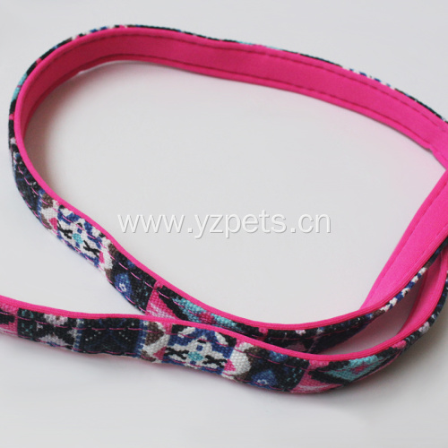 Adjustable custom logo dog harness and leash